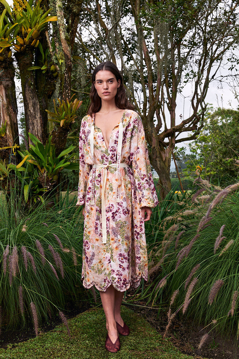 Zircón Florecer Kaftan 4