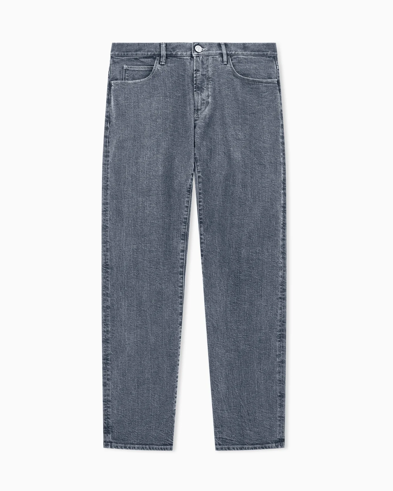 FIVE-POCKET, REGULAR-FIT TROUSERS IN COTTON AND MODAL - 1