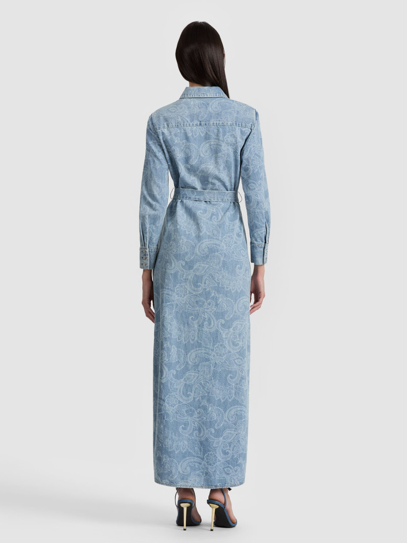 Alice + Olivia CHASSIDY DENIM SHIRT DRESS outlook