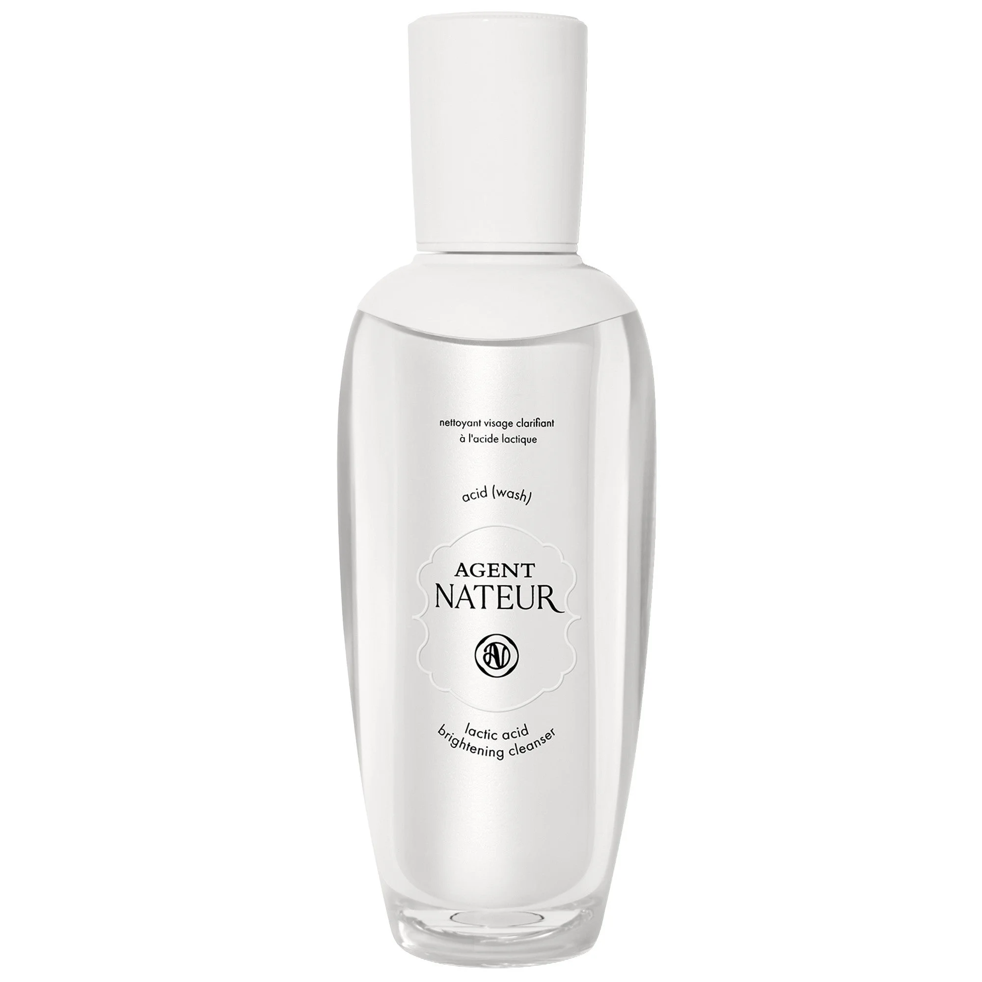 AGENT NATEUR acid (wash) lactic acid skin brightening cleanser 4.05oz - 1