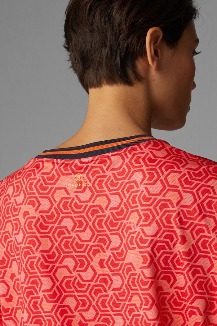 Dina Functional shirt in Apricot/Red - 5