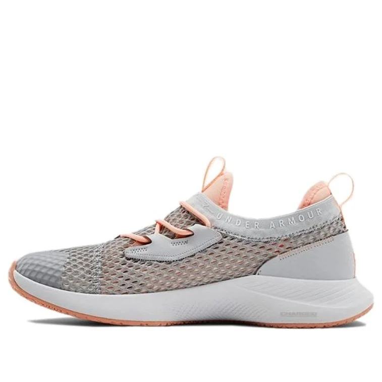 (WMNS) Under Armour Charged Breathe SMRZD 'Halo Grey Peach' 3022585-105 - 1