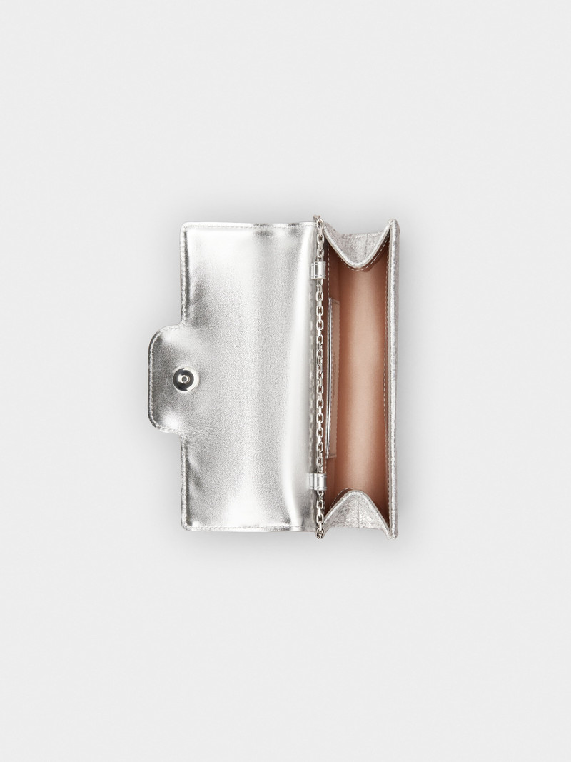 RV Bouquet Strass Buckle Mini Clutch Bag in Fabric 5