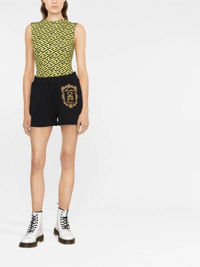 Moschino logo-embroidered cotton shorts outlook