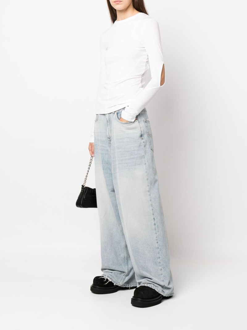 Givenchy cut-out crew-neck T-shirt outlook