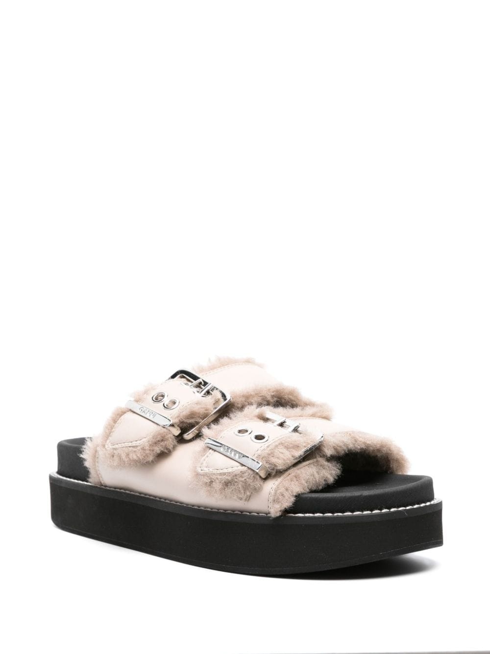 buckled platform sandals - 2