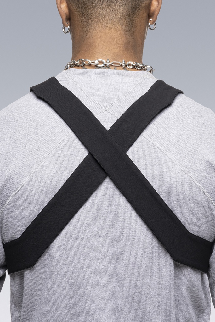 ACRONYM S27-PR Cotton Rib Longsleeve Shirt Gray Melange ACRONYM S27-PR Cotton Rib Longsleeve Shirt Gray Melange