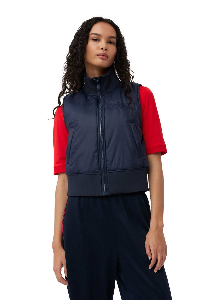 GANNI LIGHT PADDED VEST outlook