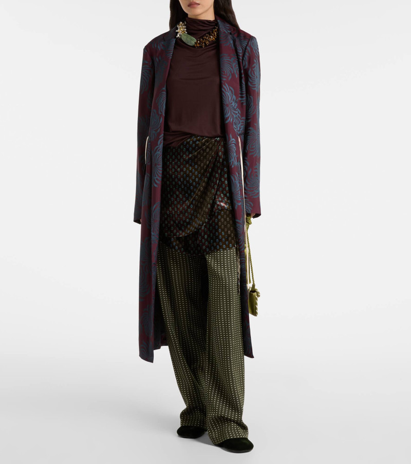 Dries Van Noten Huala draped top outlook