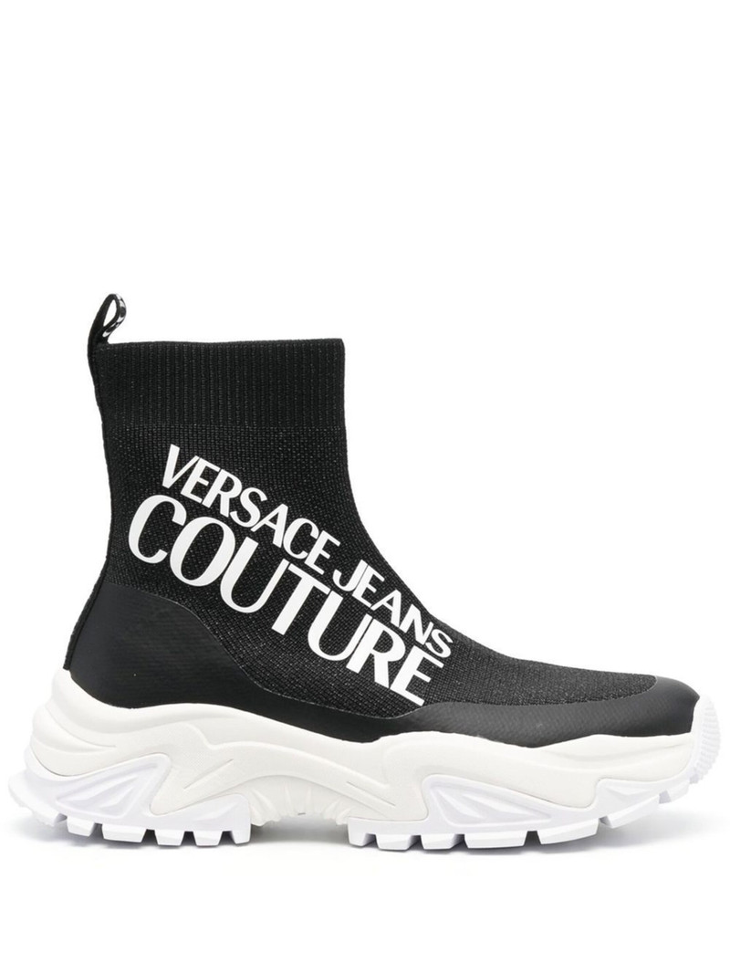 logo-print sock-style sneakers 1