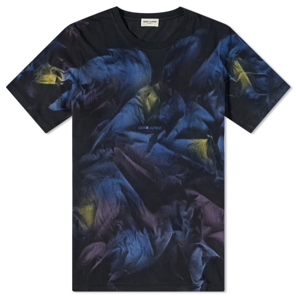 Saint Laurent Archive Logo Tie Dye Tee - 1