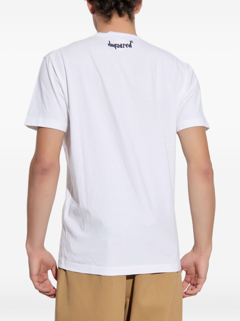 text-print T-shirt - 4