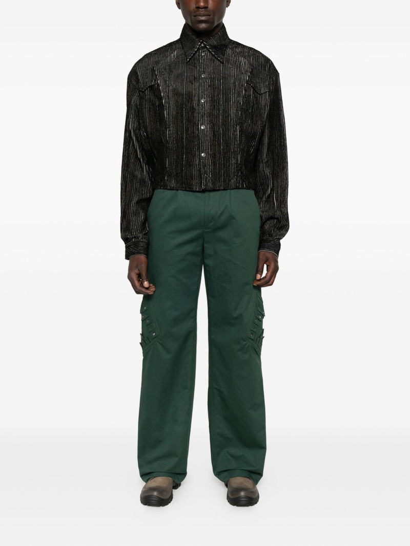 Kiko Kostadinov Kraner striped shirt outlook