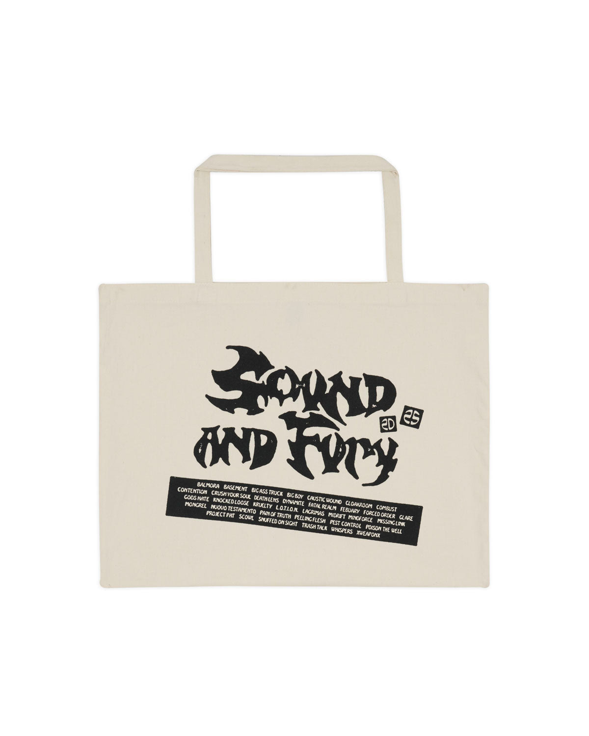 Sound & Fury 2025 Lineup Tote Bag - Natural - 3