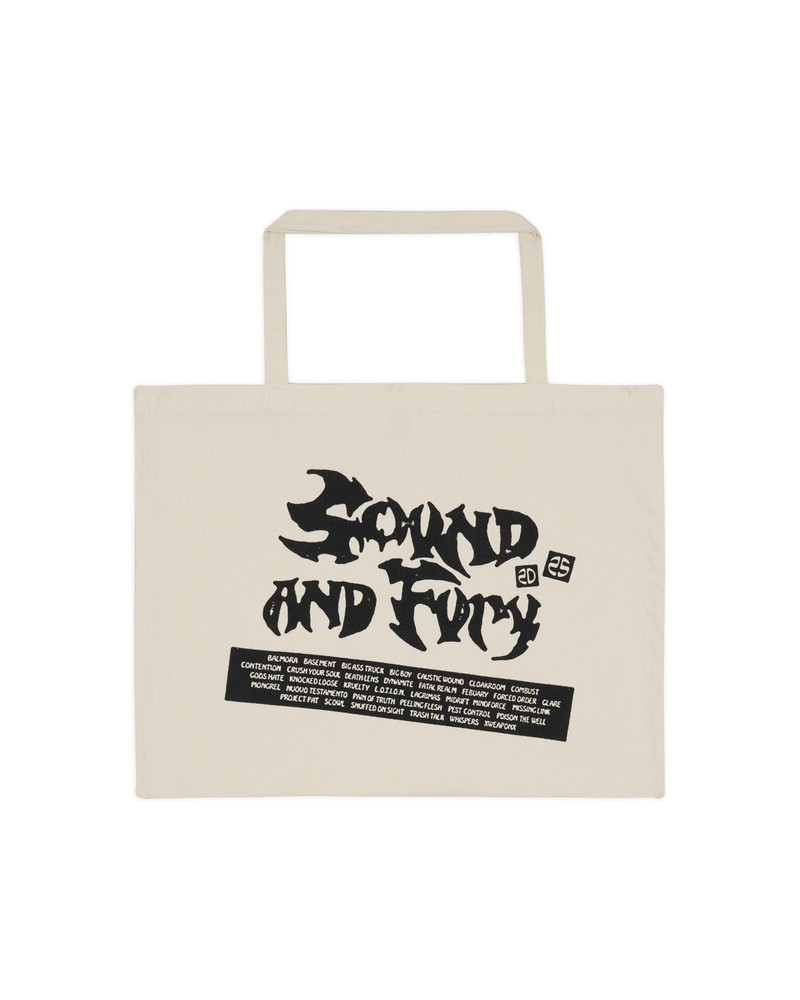Sound & Fury 2025 Lineup Tote Bag - Natural 3