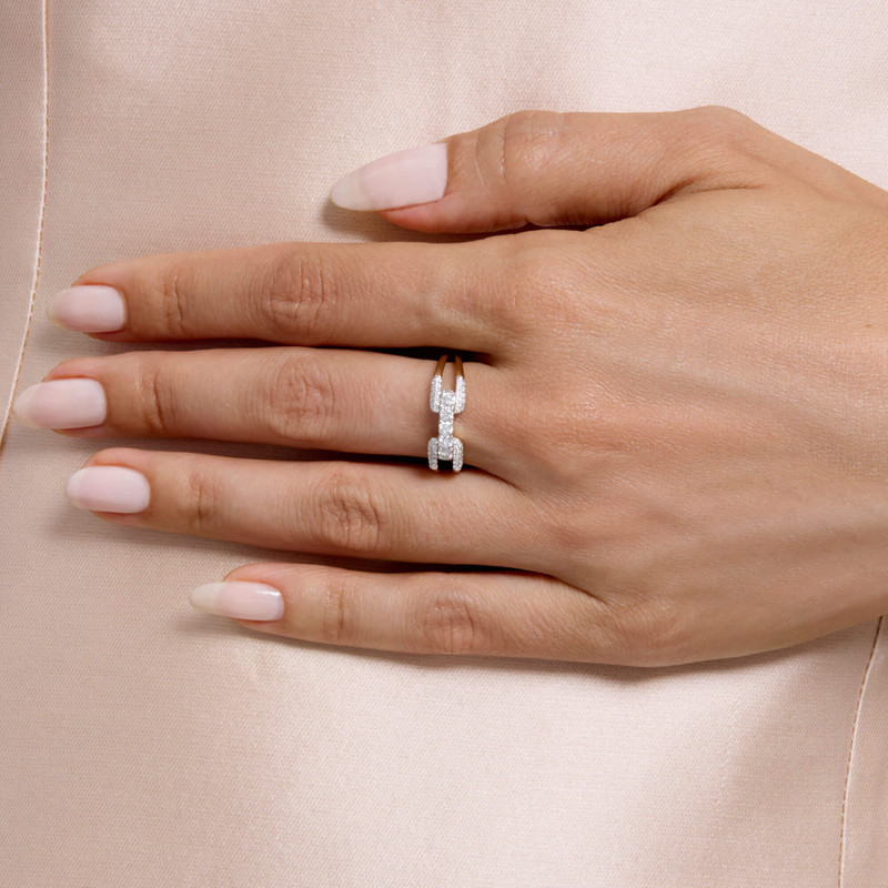 STONE AND STRAND Diamond Harness Ring outlook