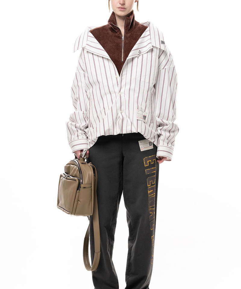 Shifted Layer Stripe Shirt 3
