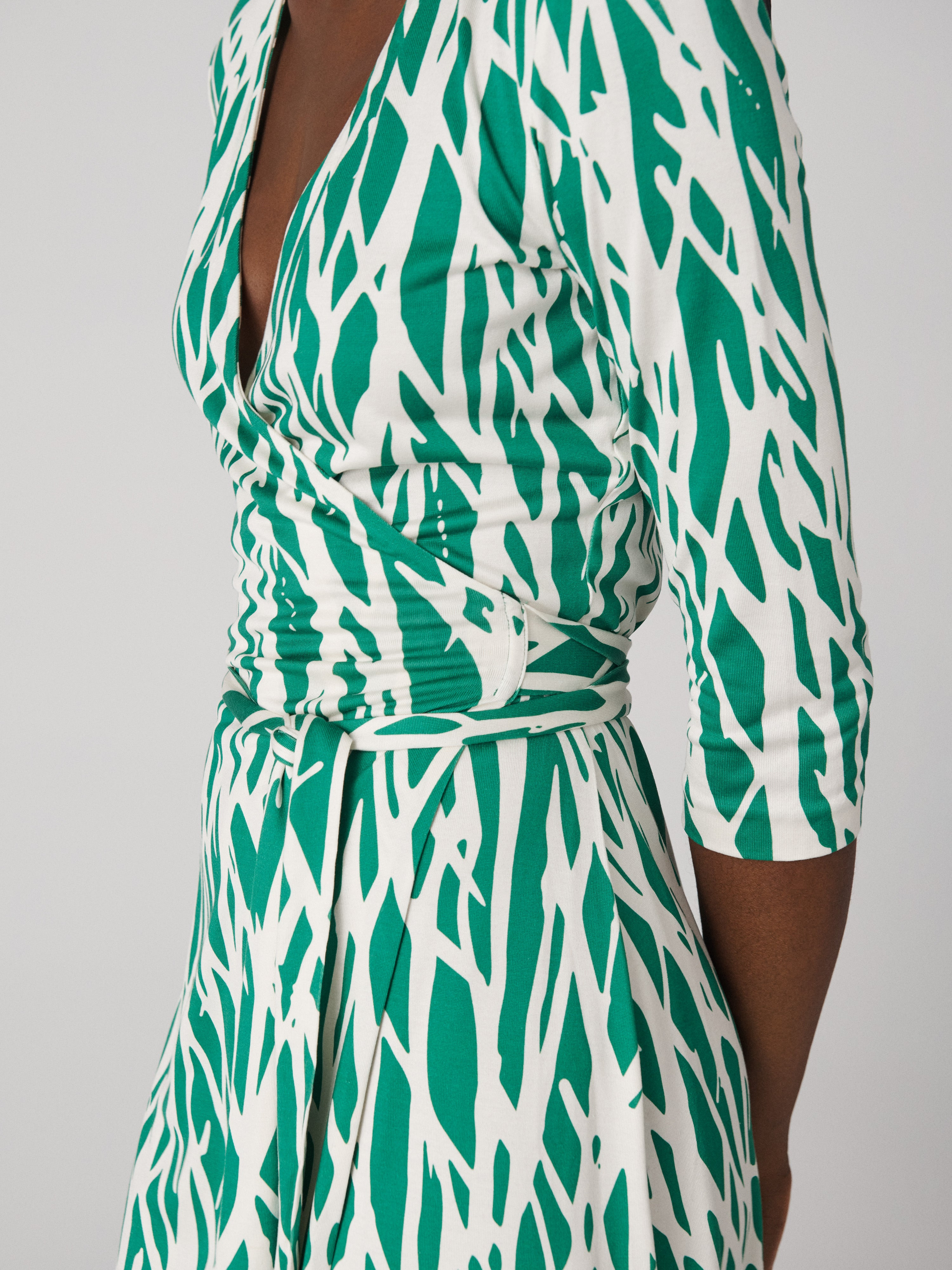 Julian Silk Jersey Wrap Dress - 4