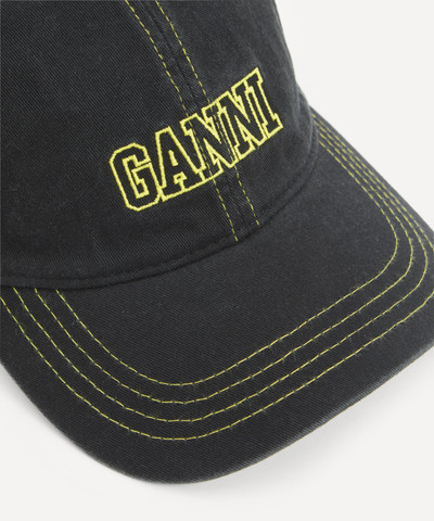 GANNI Embroidered Logo Baseball Cap outlook