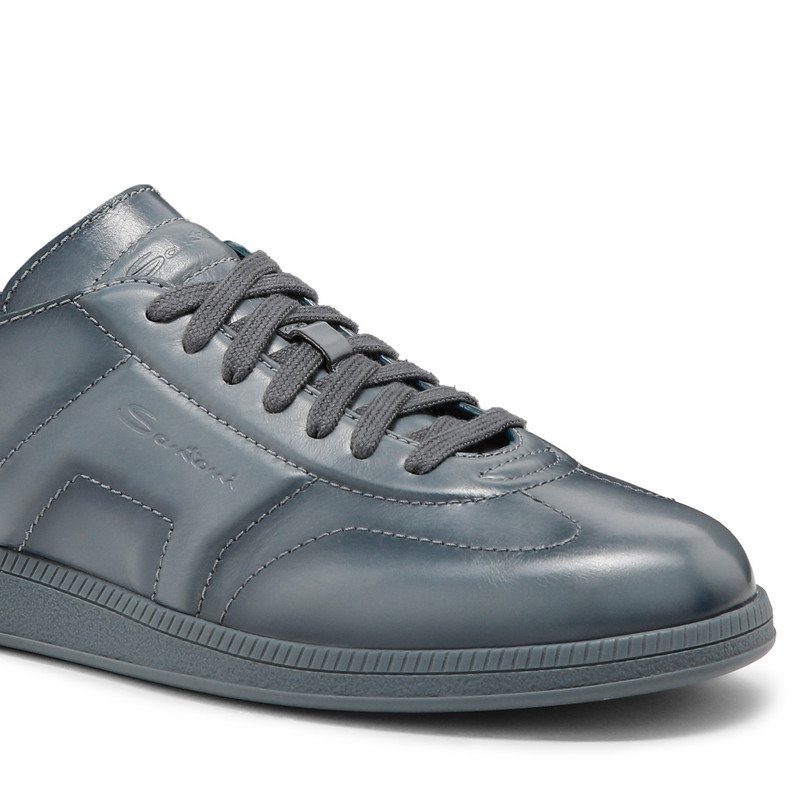 Men's blue leather DBS Oly sneaker 6