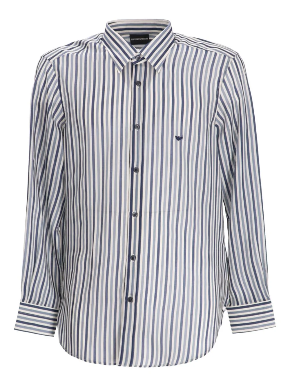 striped long-sleeve shirt - 1