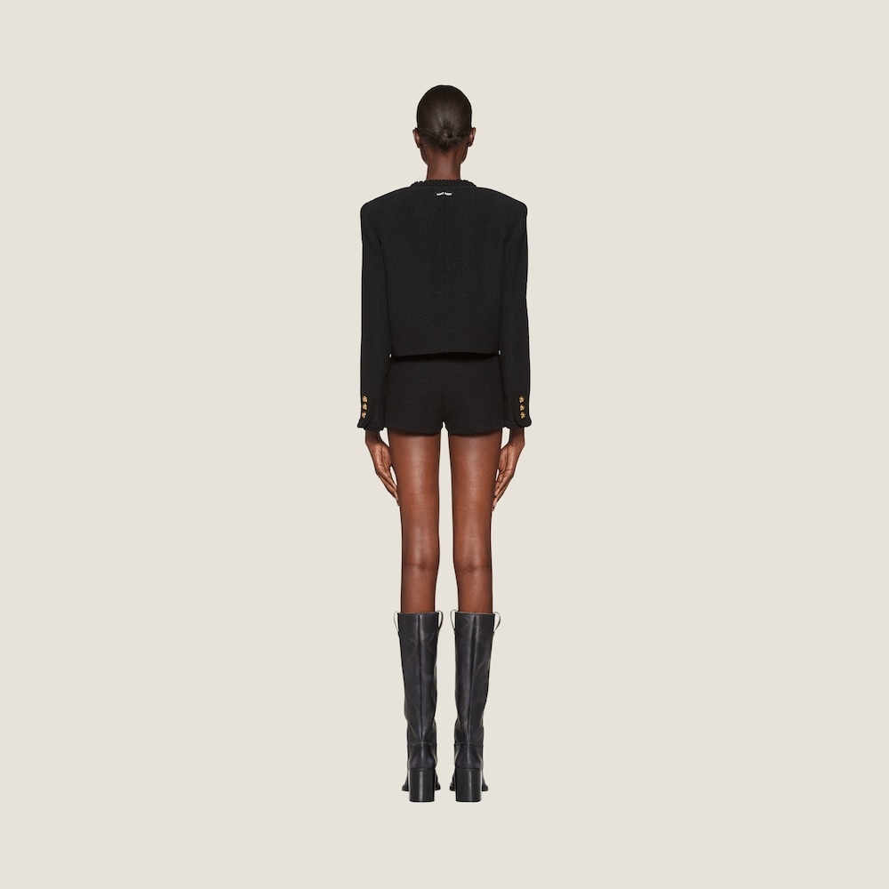 Bouclé shorts - 2