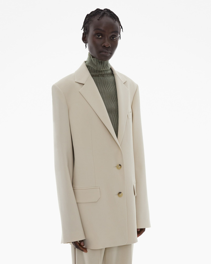 STRETCH WOOL LOGO BLAZER 5