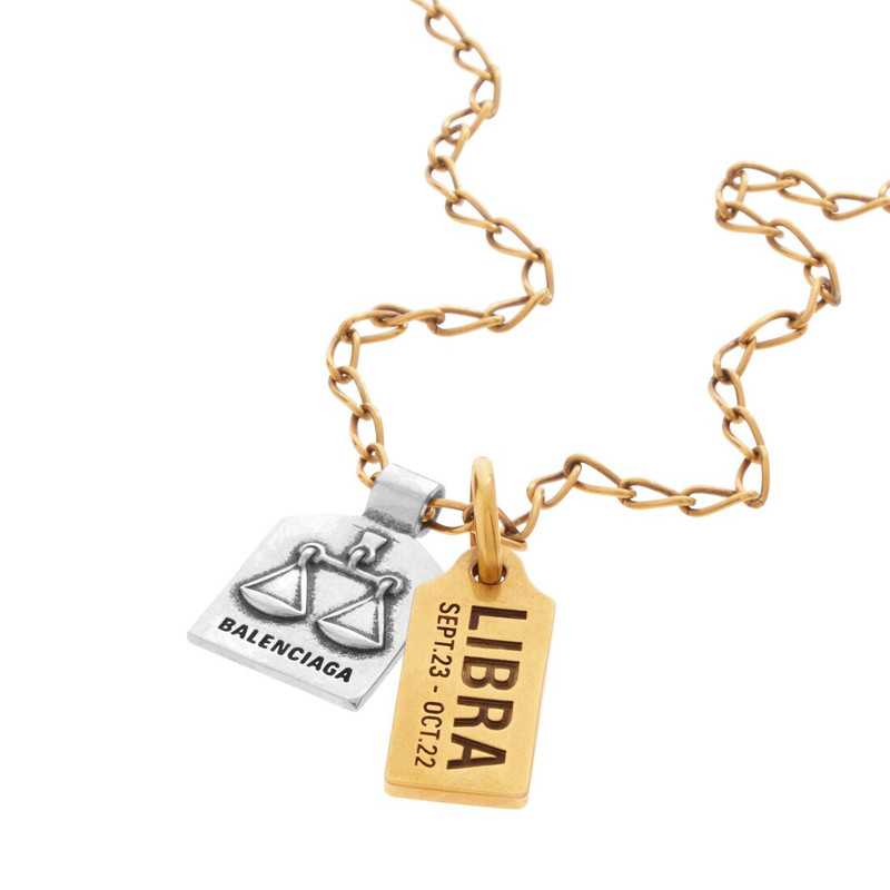 Horoscope Libra Necklace in Gold/silver 3