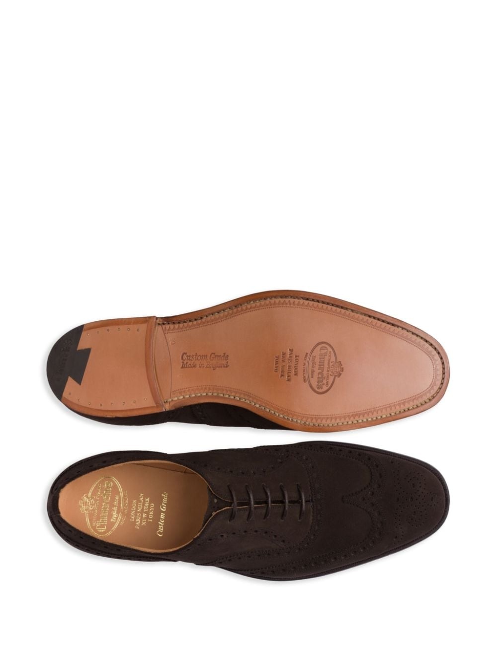 Chetwynd suede oxford brogues - 4