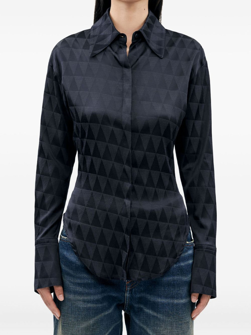 TIGER OF SWEDEN geometric-pattern shirt outlook