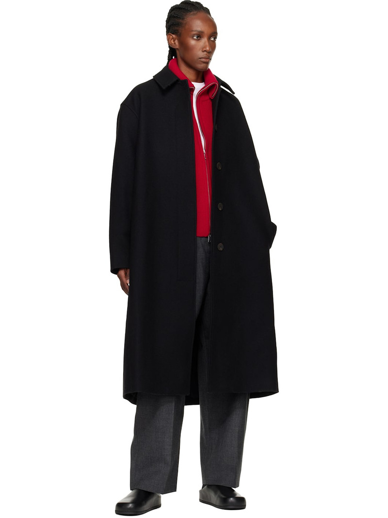 Studio Nicholson Black Ria Coat outlook