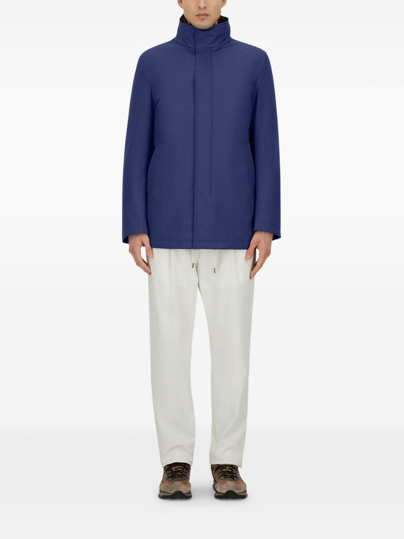 Herno high-neck coat outlook