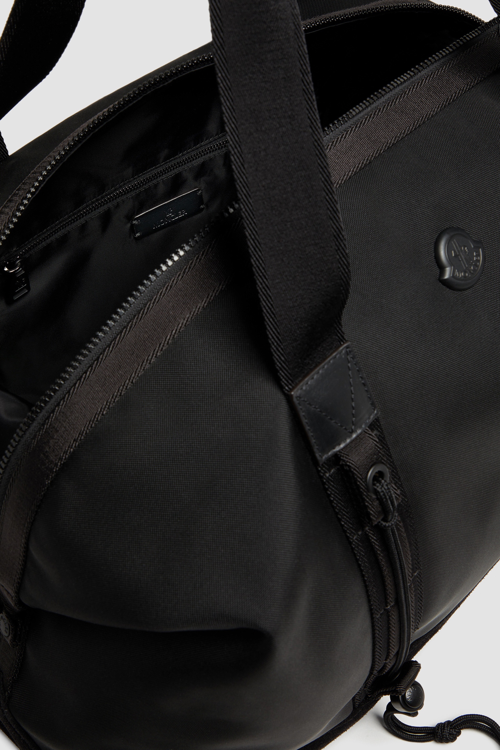 Tech Water-Repellent Leather-Trimmed Duffle Bag - 5