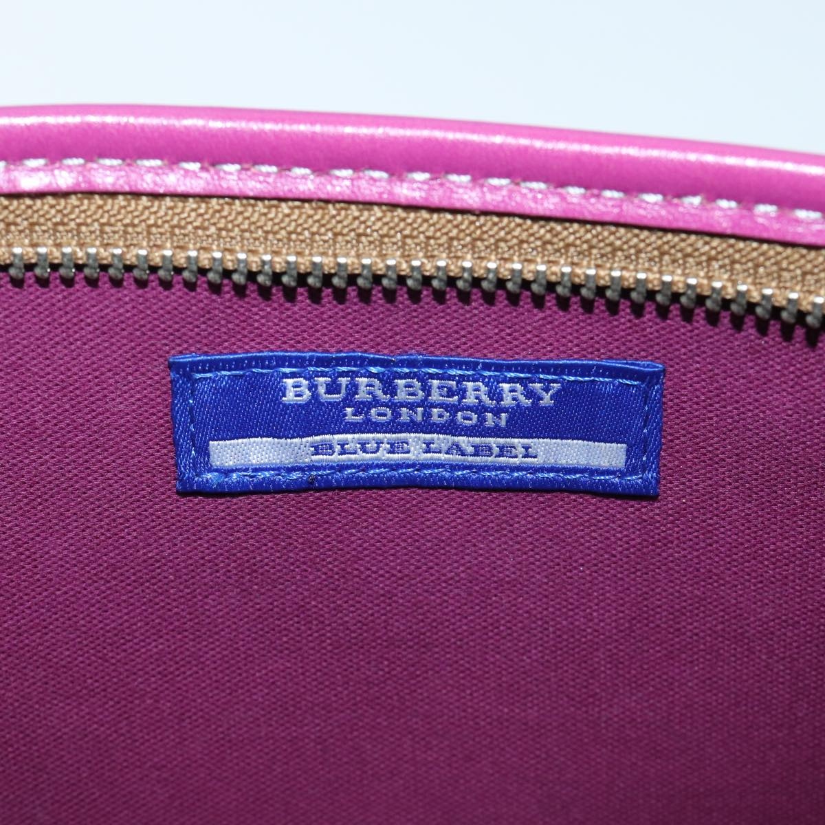Burberry Blue Label Shoulder Bag Canvas Brown - 11