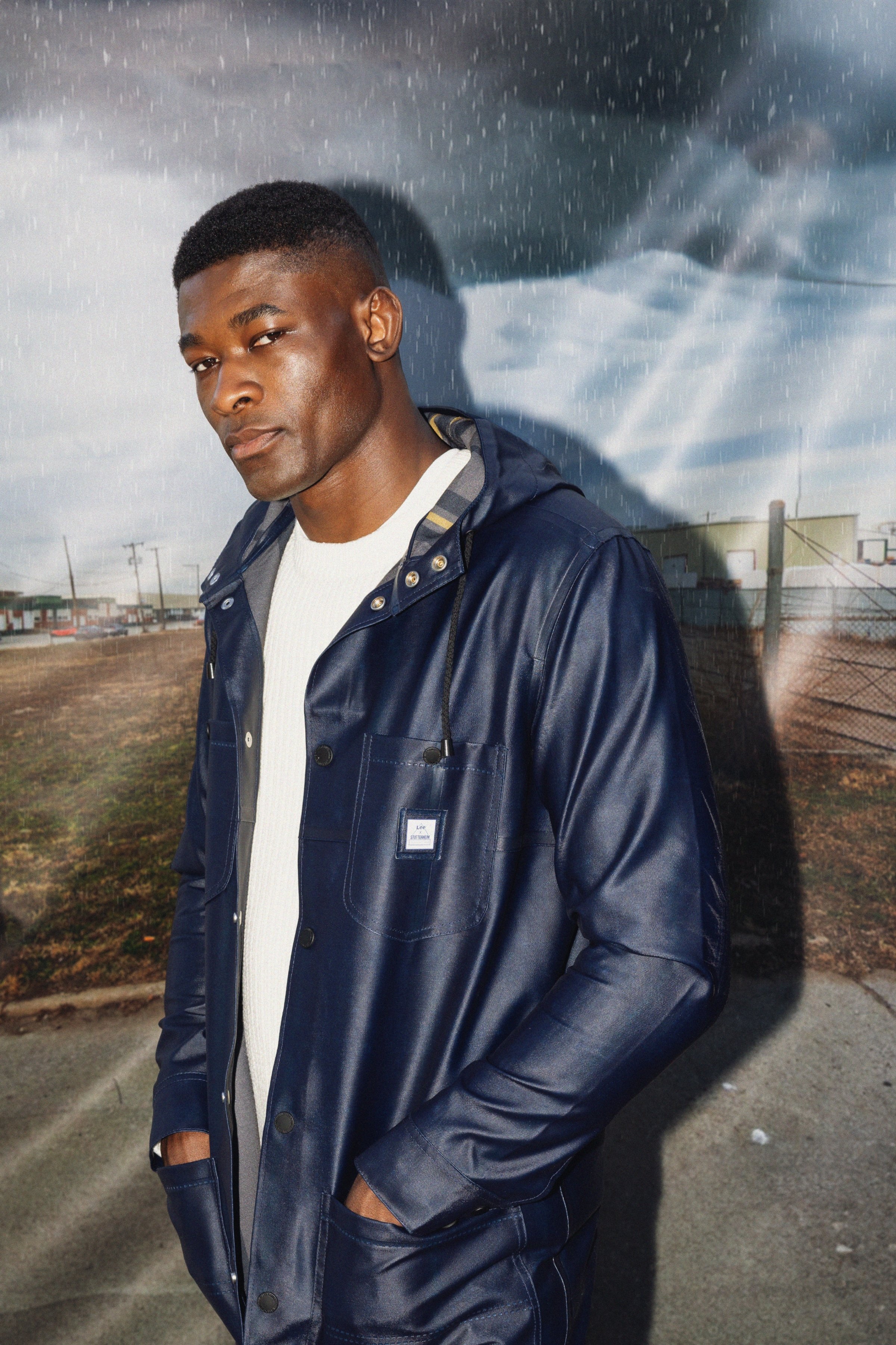 Men´s Lee® x STUTTERHEIM Chore Coat Aviator Navy - 2