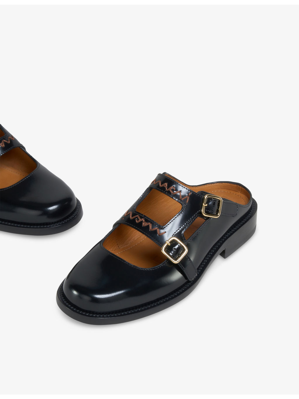 Bambi 3.0 Double-Buckle Leather Loafers - 5