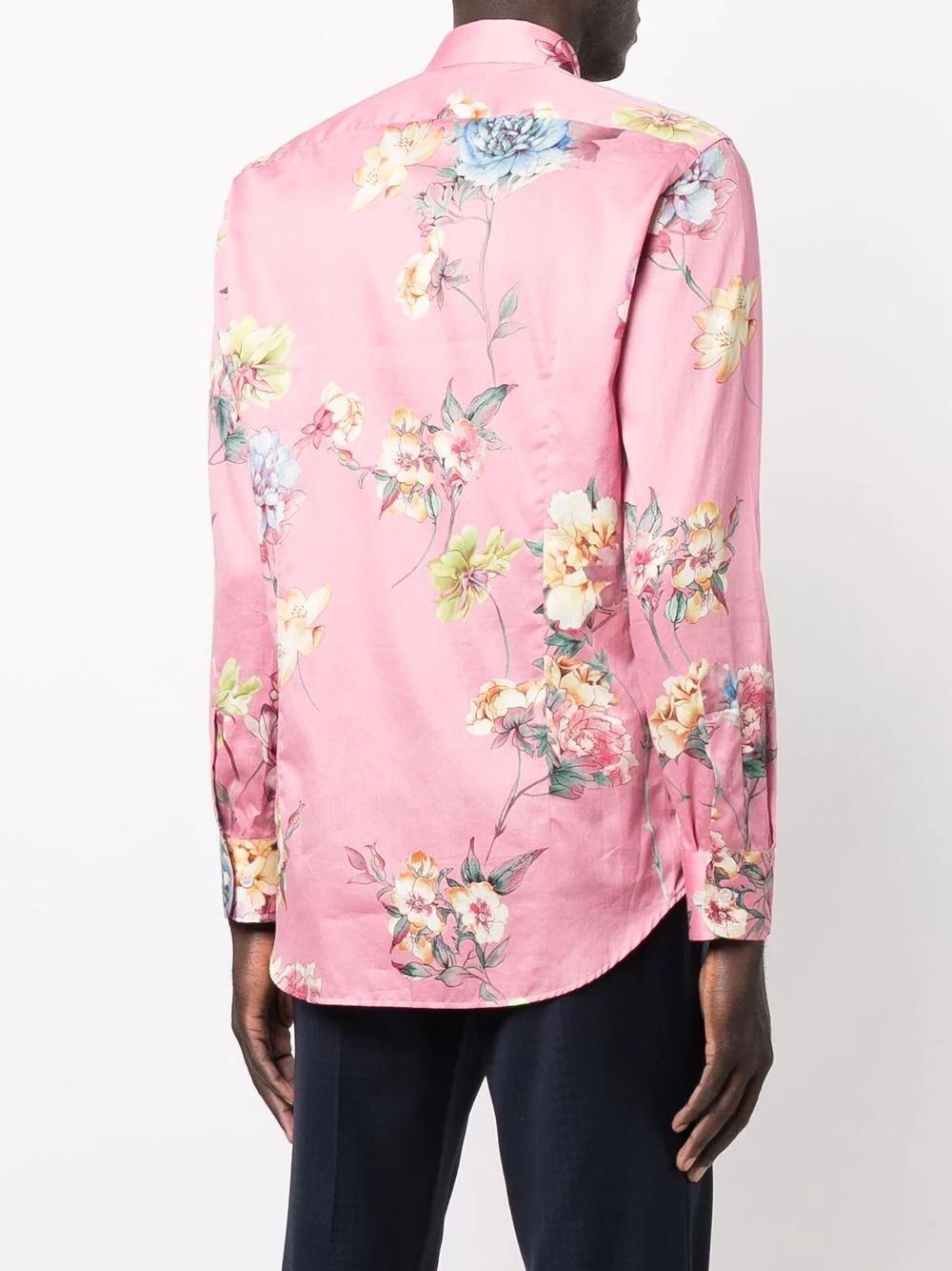 formal floral print shirt - 4