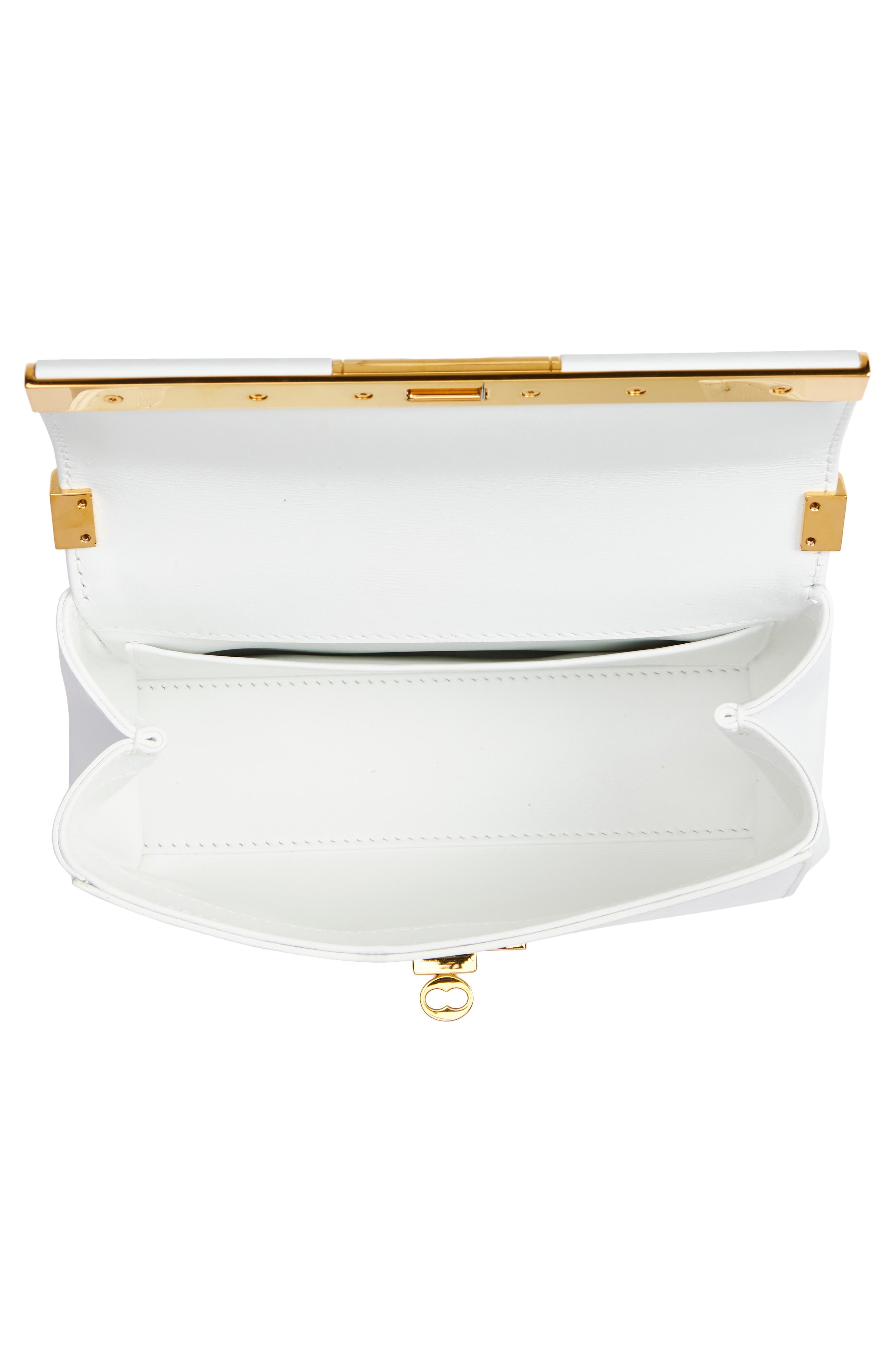 Dolce&Gabbana Marlene Chain Strap Shoulder Bag in Bianco Ottico at Nordstrom - 5