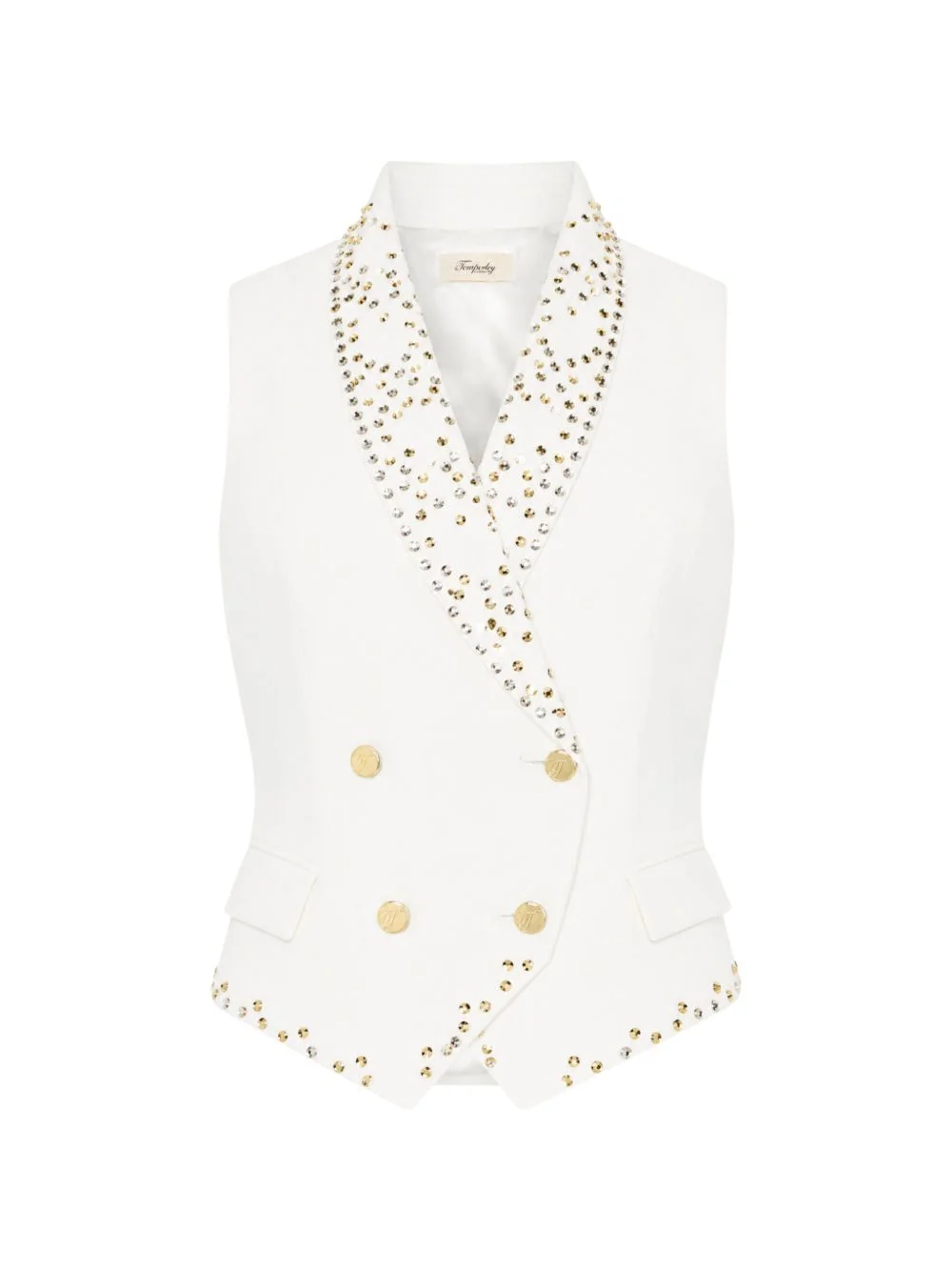 Oberon stud-embellished waistcoat - 1