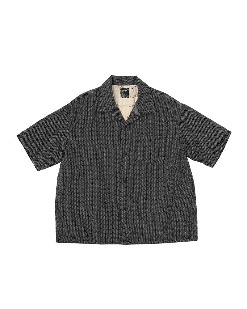 WALLIS DOWN SHIRT S/S BLACK - 1