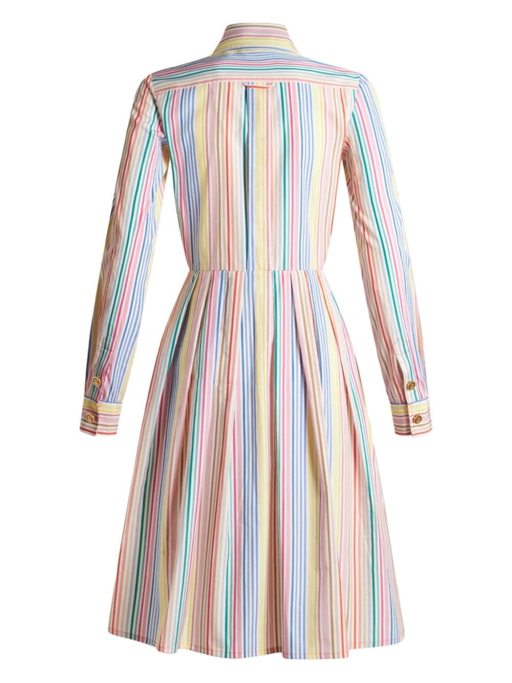 striped shirt dress - 2