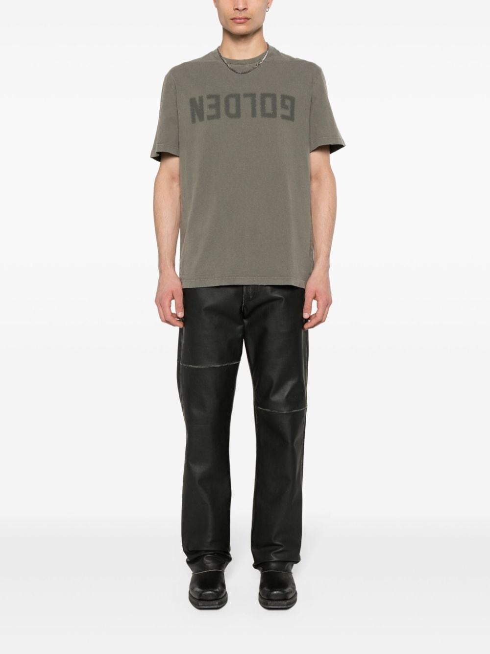 logo-print cotton T-shirt - 2