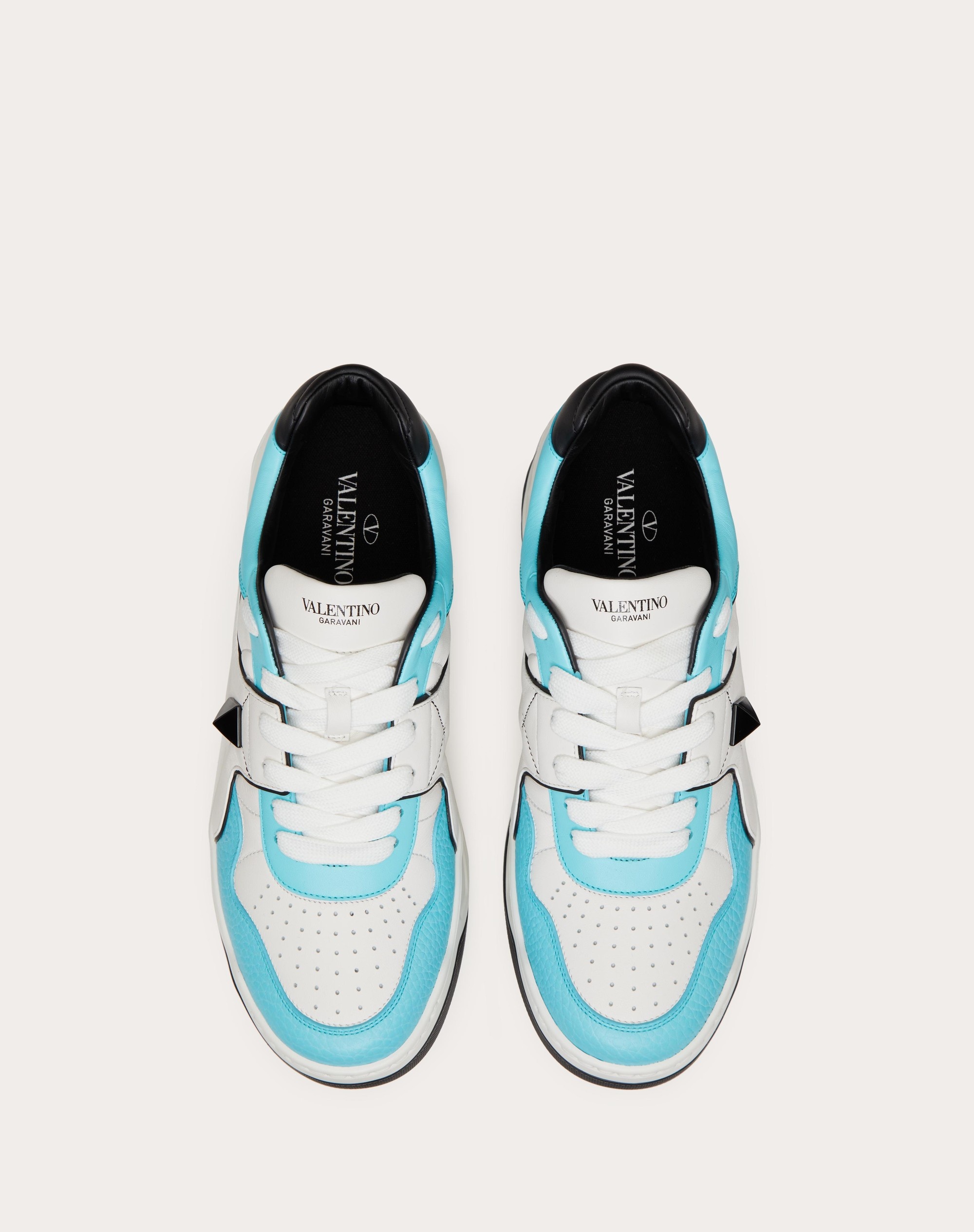 ONE STUD LOW-TOP NAPPA SNEAKER - 4