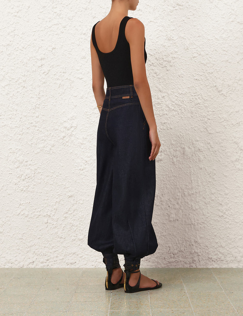 LUNA DENIM HAREM PANT 4