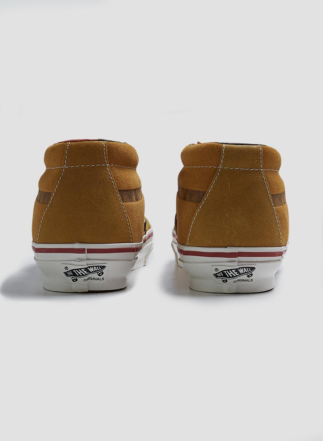 Vans Vault x Nigel Cabourn OG SK8-Mid LX in Vintage Suede Tan - 6