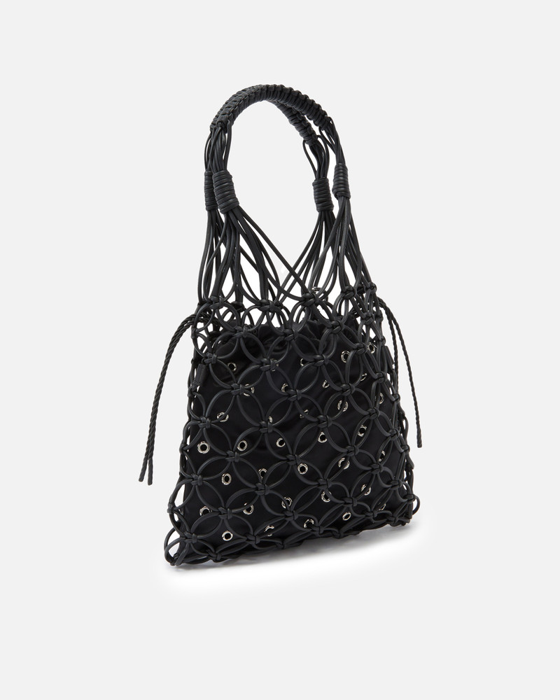 PINKO EVENING HANDBAG WITH MESH AND EYELETS outlook
