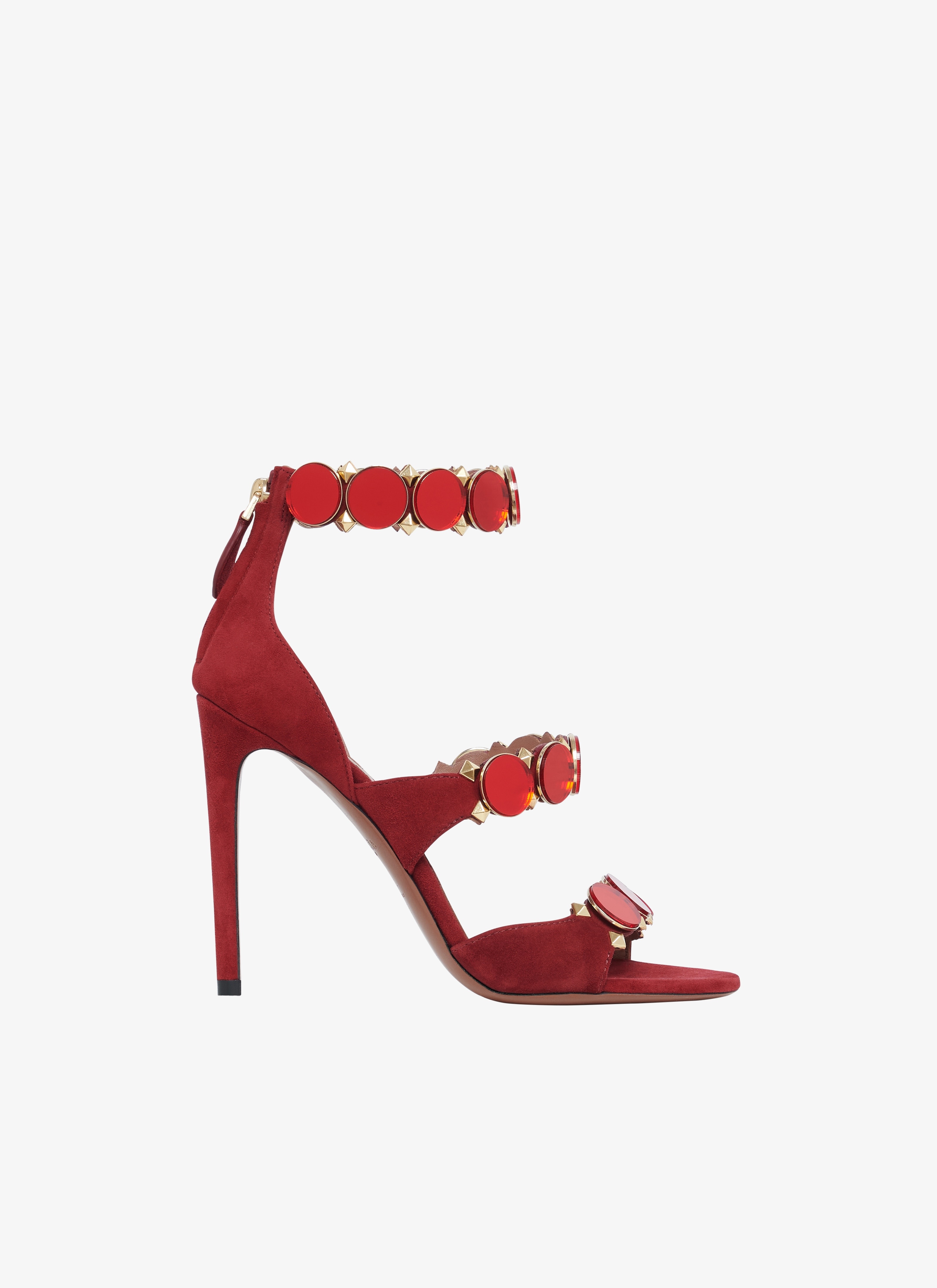 BOMBE SANDALS IN SUEDE GOATSKIN - 1
