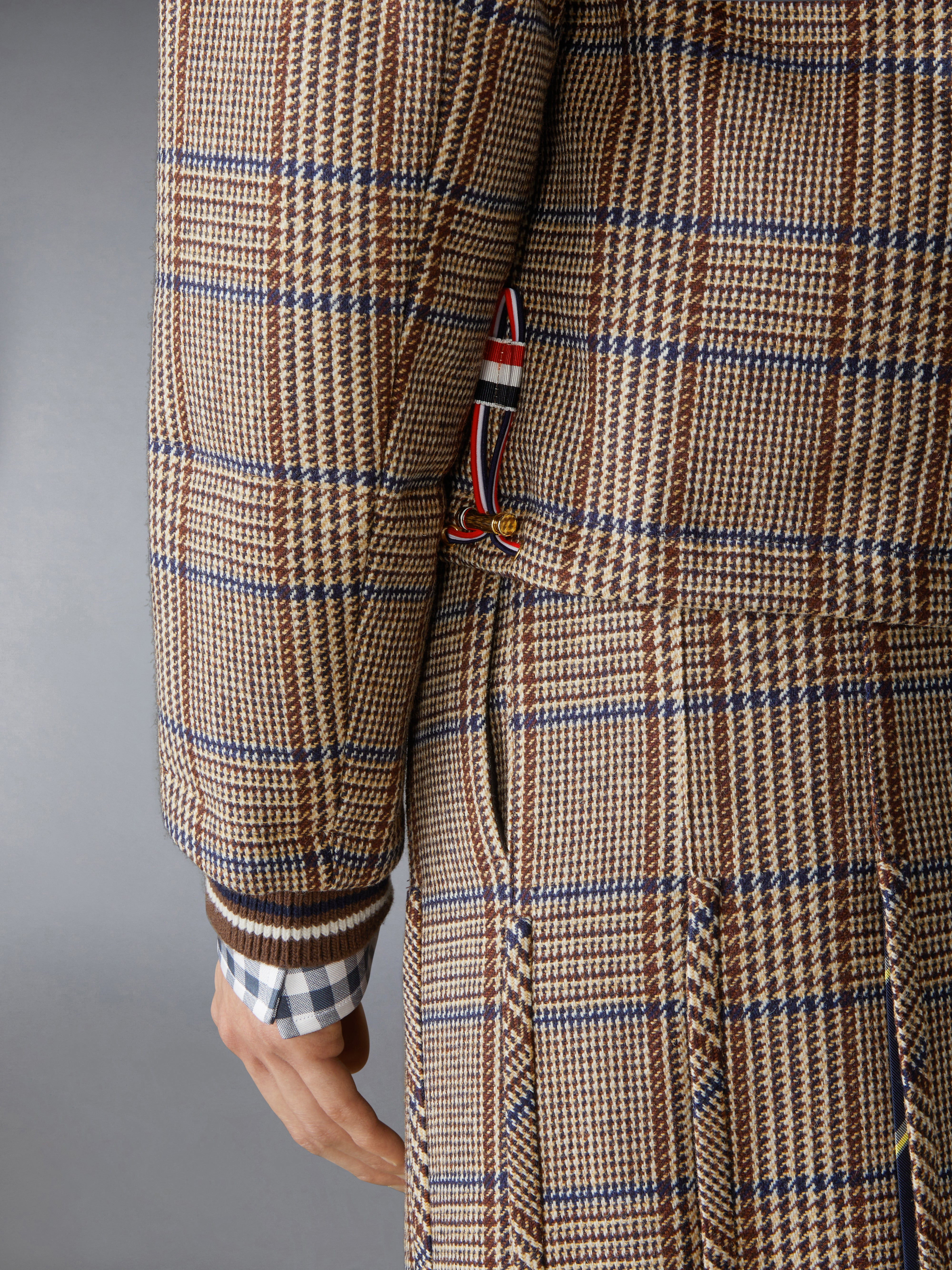 HUNTING TWEED 4-BAR DOWN FILL BOMBER JACKET - 9