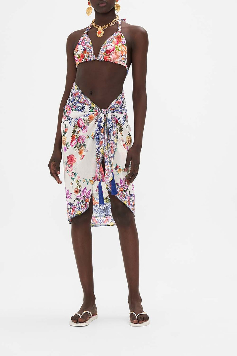 CAMILLA SHORT TASSEL SARONG outlook
