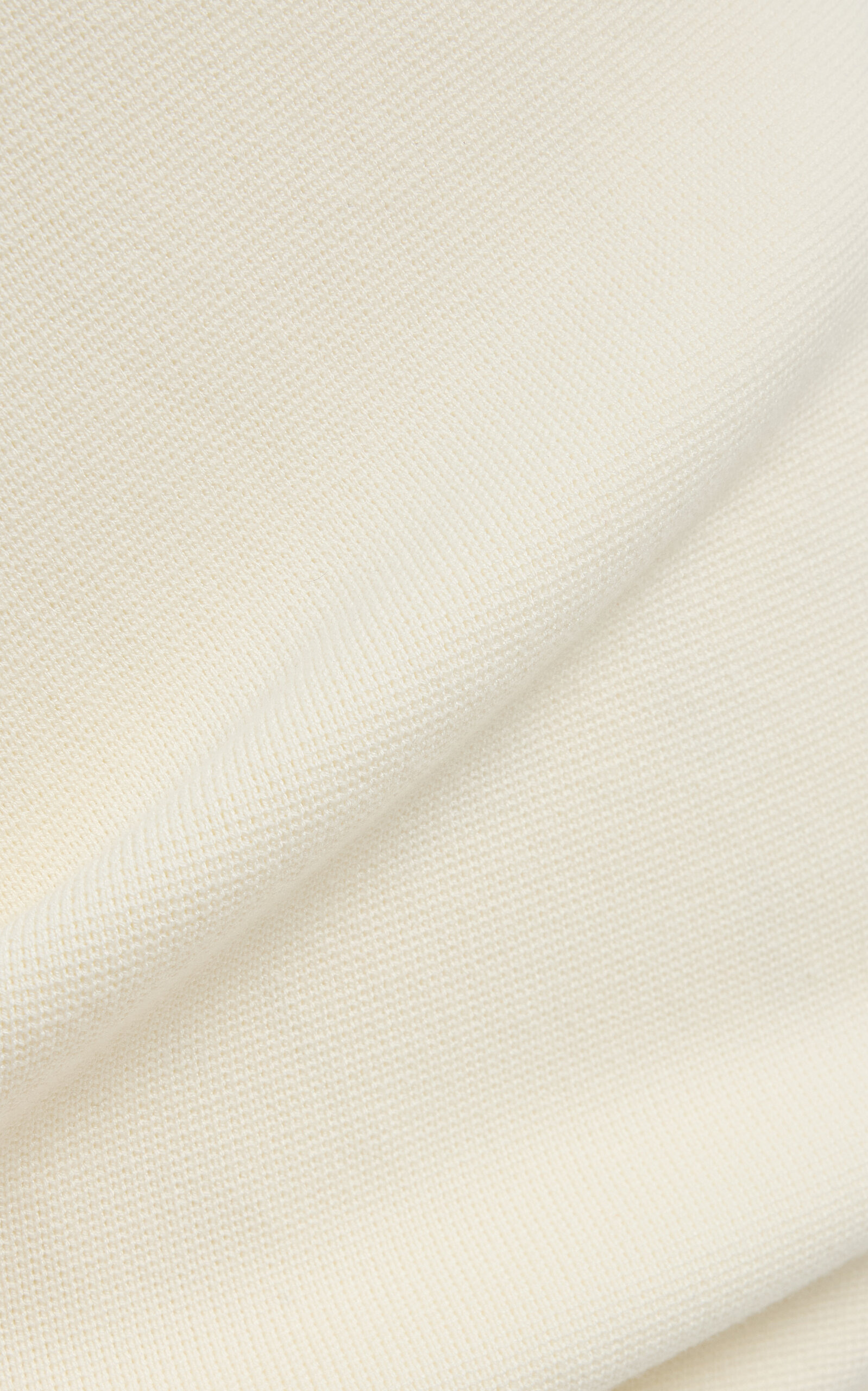 Cassi Pearl-Detailed Open-Back Knit Midi Dress white - 5